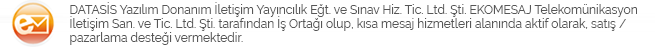 Məlumat Proqramı, Avadanlıq Əlaqəsi Nəşriyyatı Təhsil və İmtahan Xidməti Ticarət Ltd. Şti. EKOMESAJ Telekomünikasyon İletişim San. ve Tic. Ltd. tərəfdaşdır və qısa mesaj xidmətləri sahəsində satış/marketinq dəstəyini fəal şəkildə həyata keçirir.